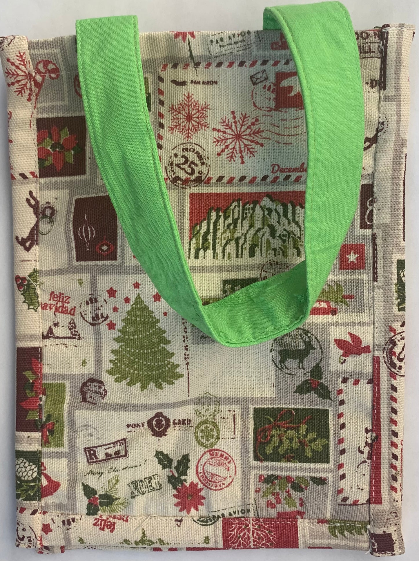 Christmas Stamps Gift Bag