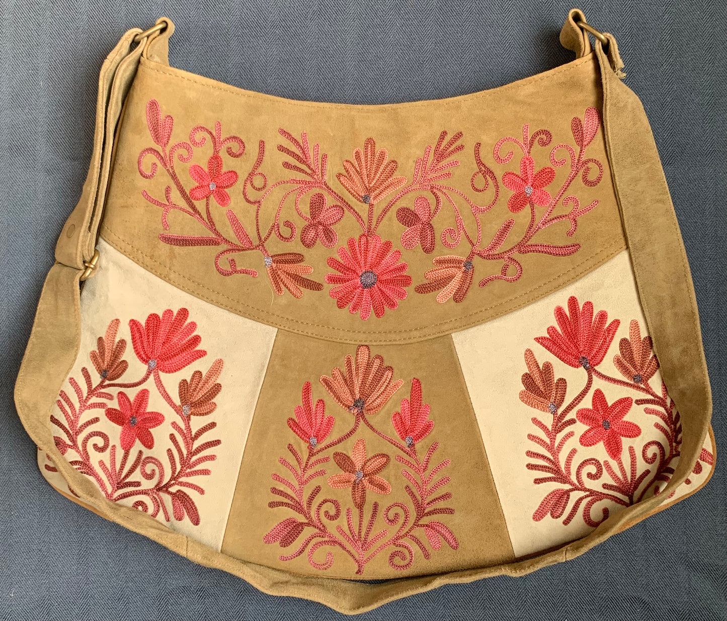 Large Embroidered Handbag
