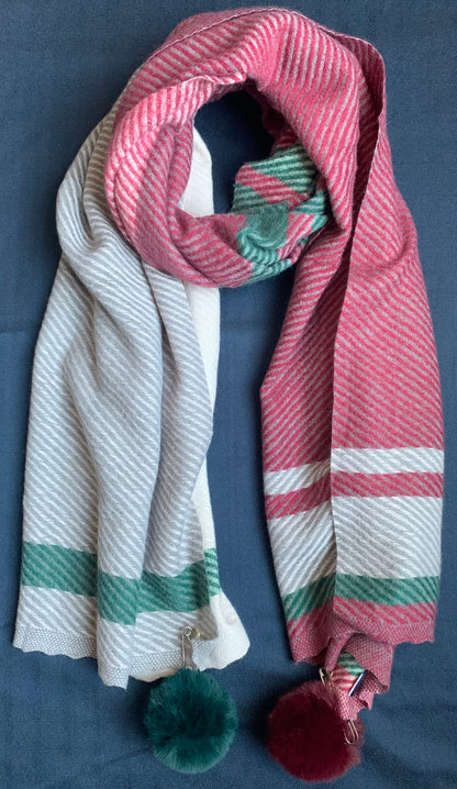Striped Winter Stoles