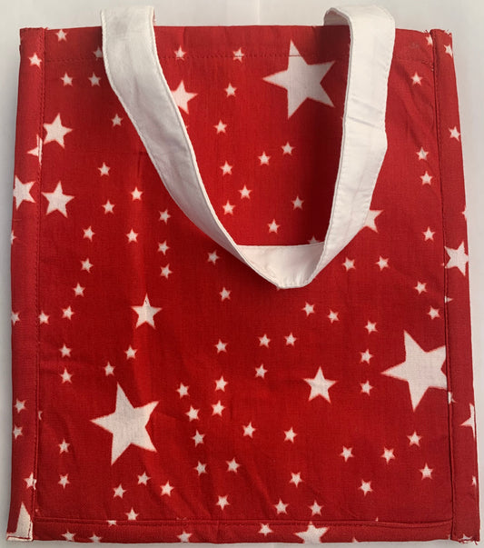 White Stars on Red