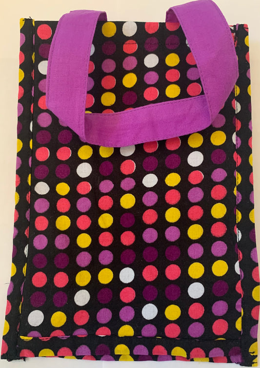 Purple Polka Dots Gift Bag