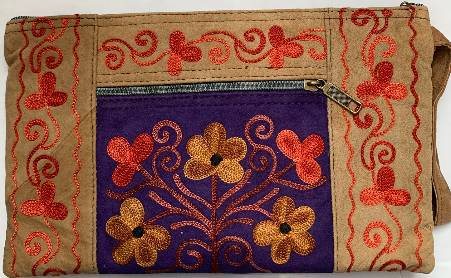 Embroidered Clutch