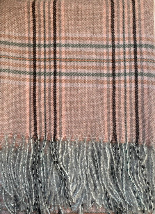 Plaid Melange Stoles