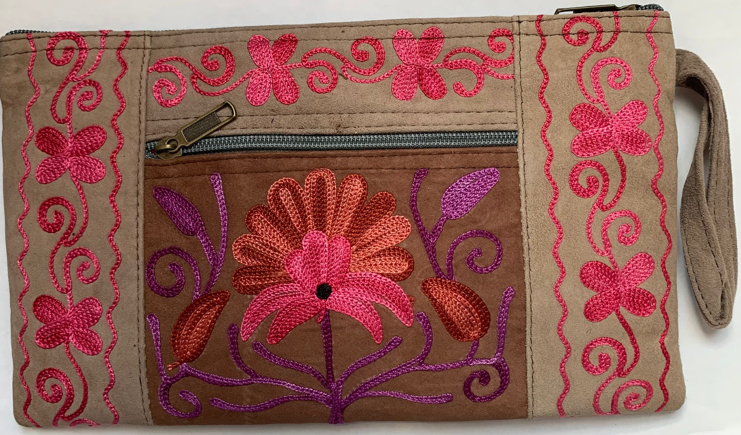 Embroidered Clutch