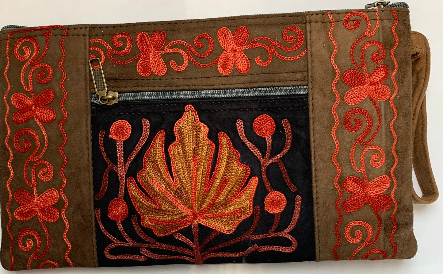 Embroidered Clutch